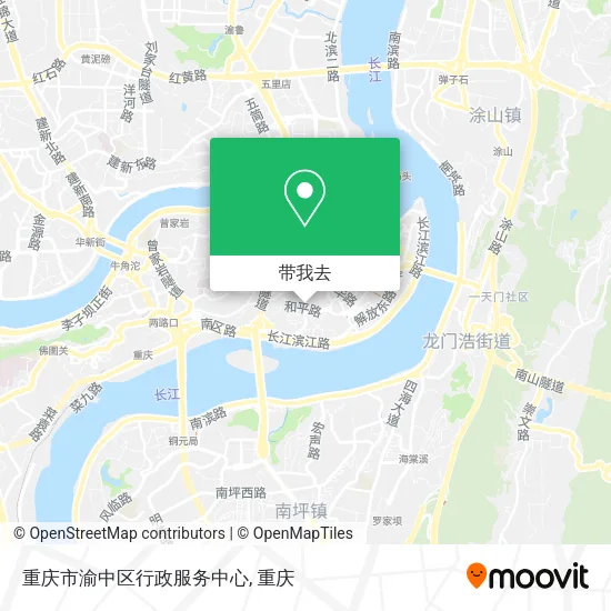 重庆市渝中区行政服务中心地图