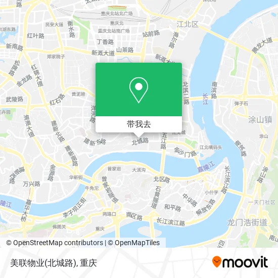美联物业(北城路)地图