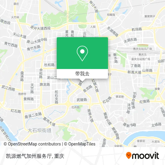 凯源燃气加州服务厅地图