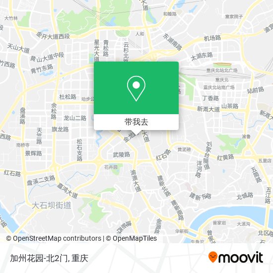 加州花园-北2门地图