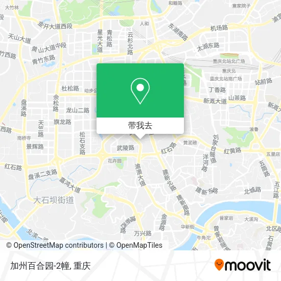 加州百合园-2幢地图