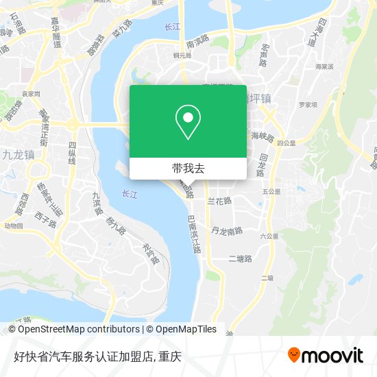 好快省汽车服务认证加盟店地图