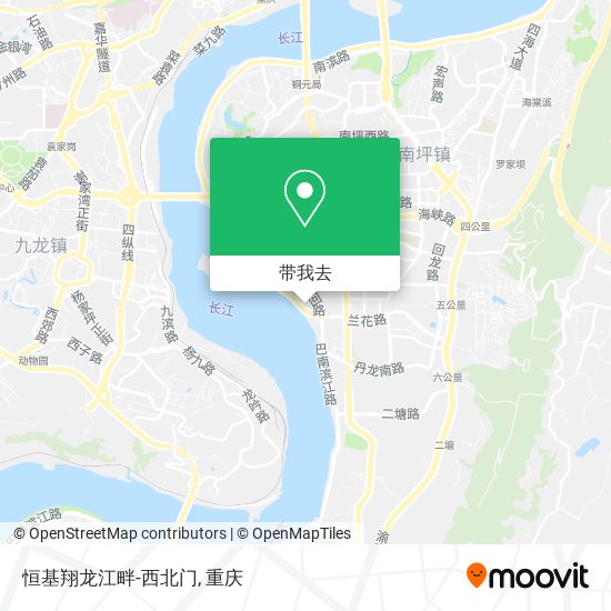 恒基翔龙江畔-西北门地图
