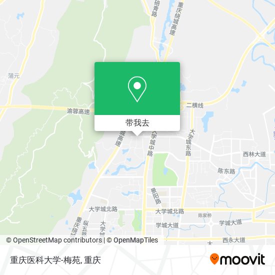 重庆医科大学-梅苑地图