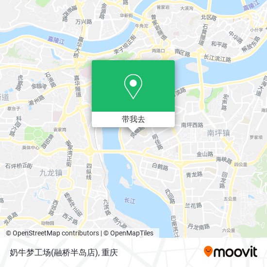 奶牛梦工场(融桥半岛店)地图