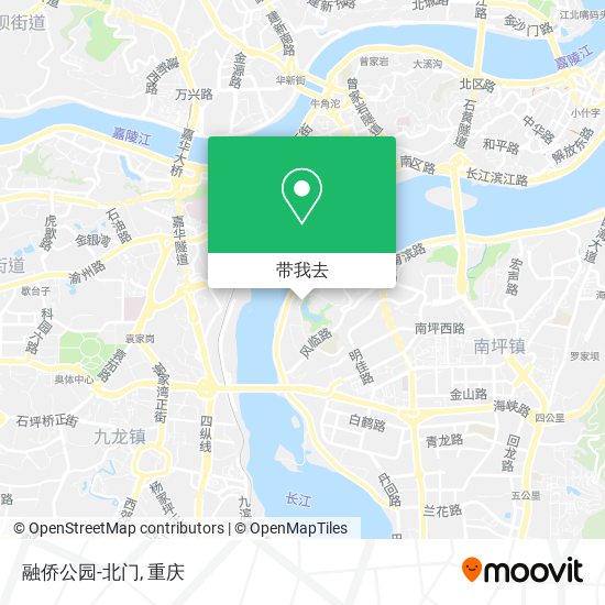 融侨公园-北门地图