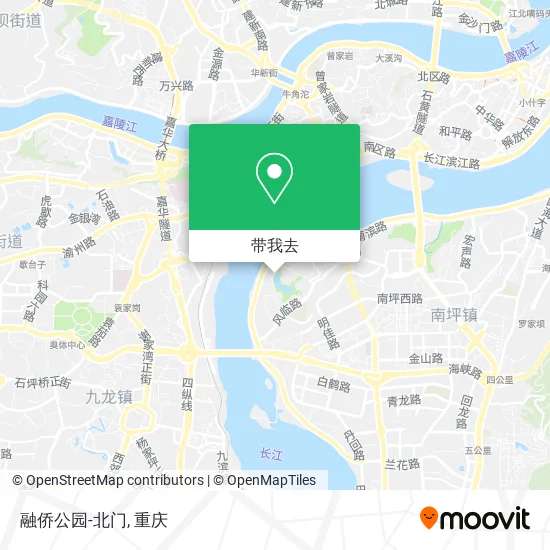融侨公园-北门地图