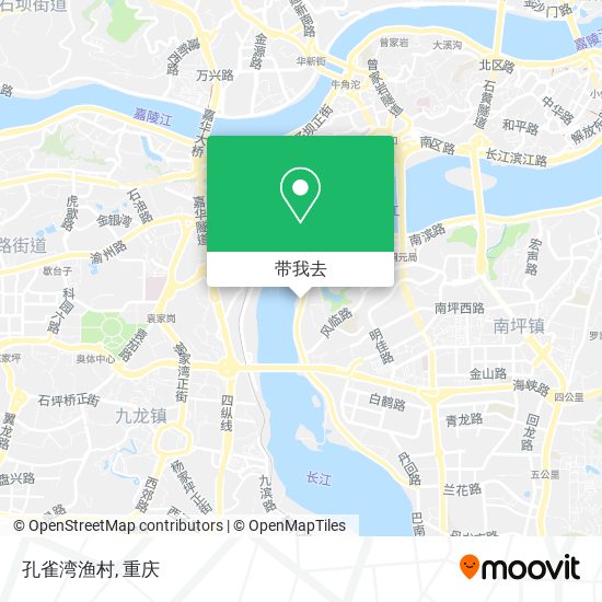 孔雀湾渔村地图