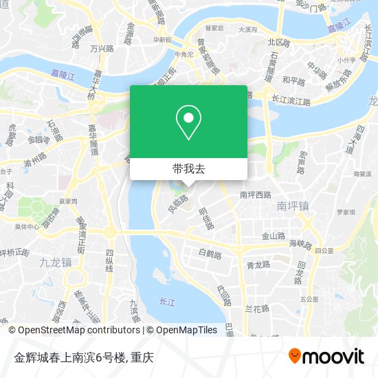 金辉城春上南滨6号楼地图
