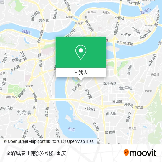 金辉城春上南滨6号楼地图