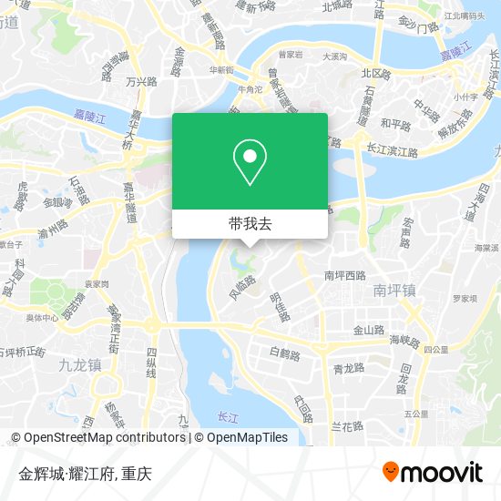 金辉城·耀江府地图