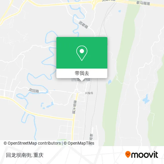 回龙坝南街地图