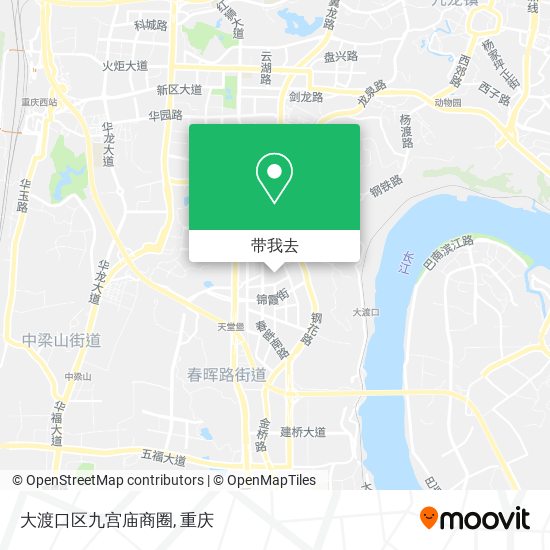 大渡口区九宫庙商圈地图
