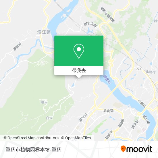 重庆市植物园标本馆地图