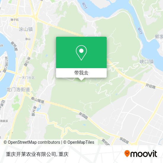 重庆开莱农业有限公司地图