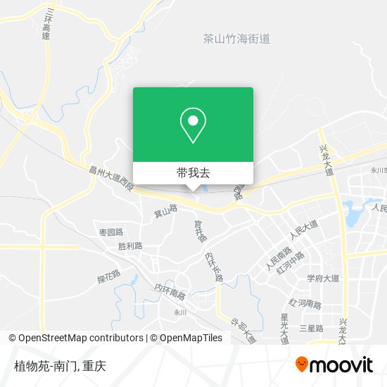 植物苑-南门地图