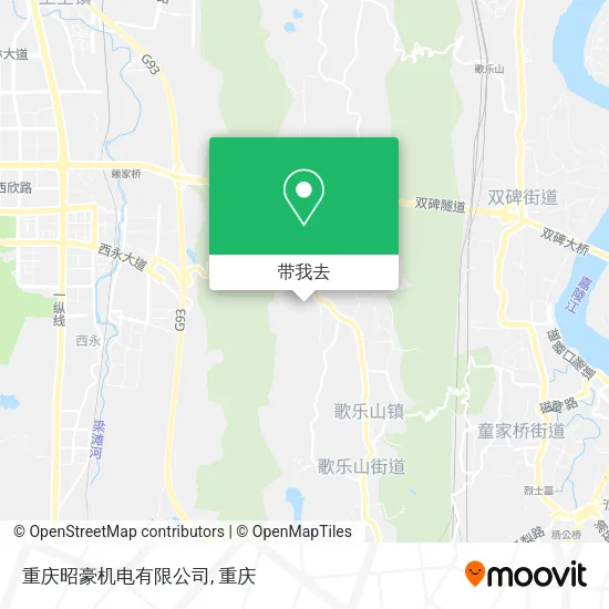 重庆昭豪机电有限公司地图