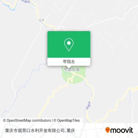重庆市观景口水利开发有限公司地图