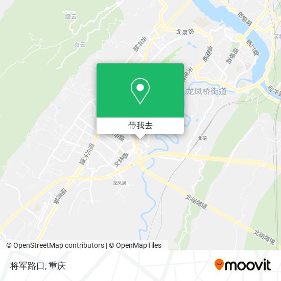 将军路口地图