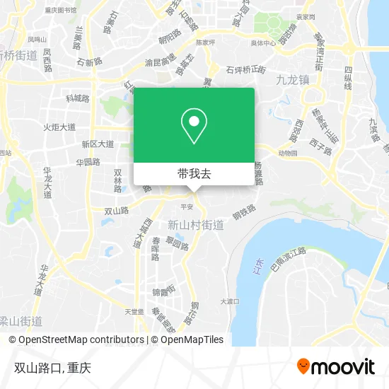双山路口地图