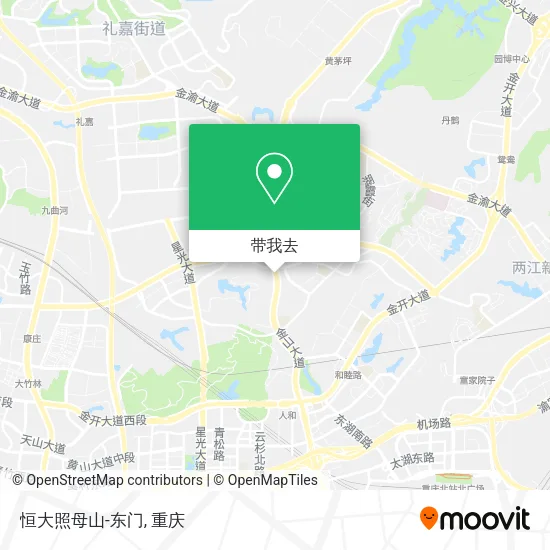 恒大照母山-东门地图