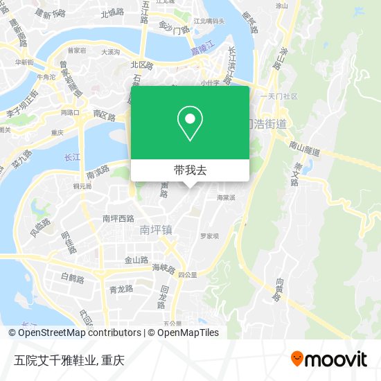 五院艾千雅鞋业地图