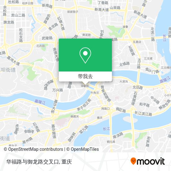 华福路与御龙路交叉口地图