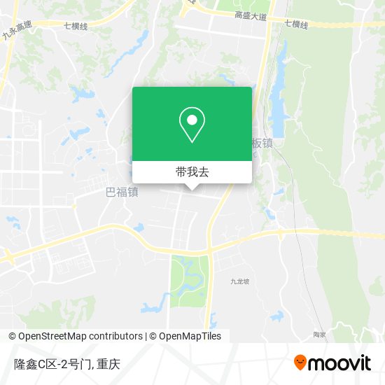 隆鑫C区-2号门地图