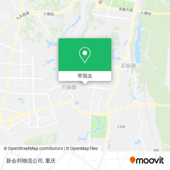 新会邦物流公司地图