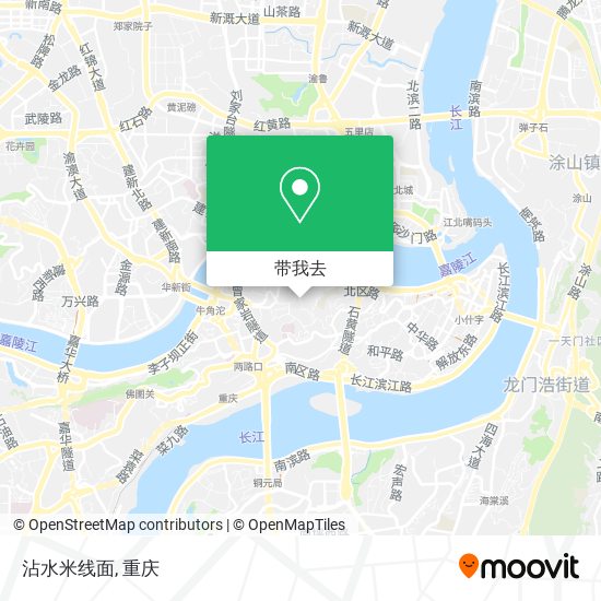 沾水米线面地图