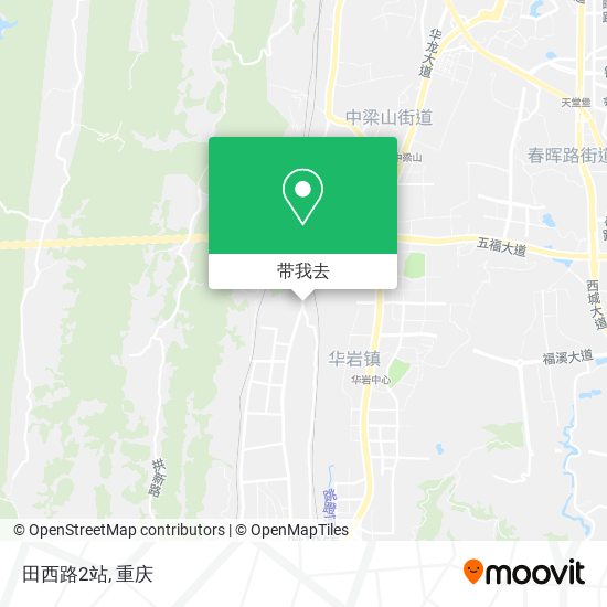 田西路2站地图