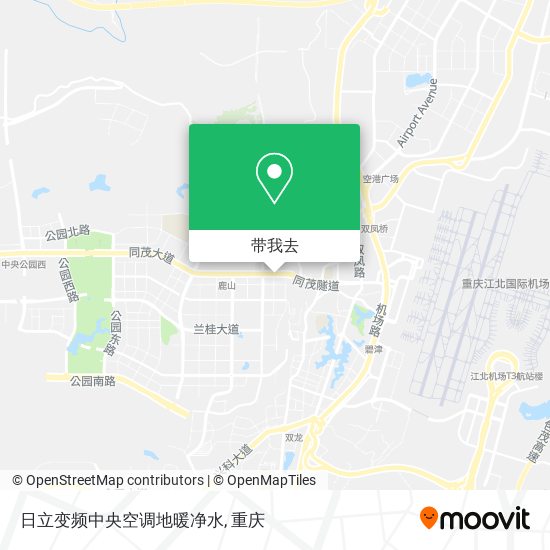 日立变频中央空调地暖净水地图