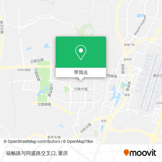 福畅路与同盛路交叉口地图