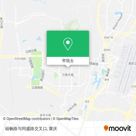 福畅路与同盛路交叉口地图