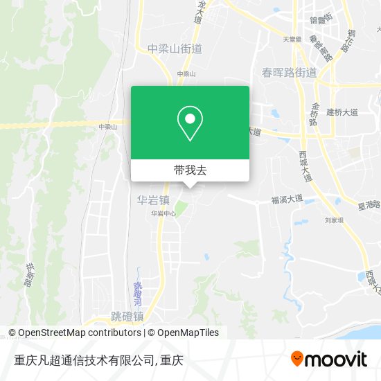 重庆凡超通信技术有限公司地图