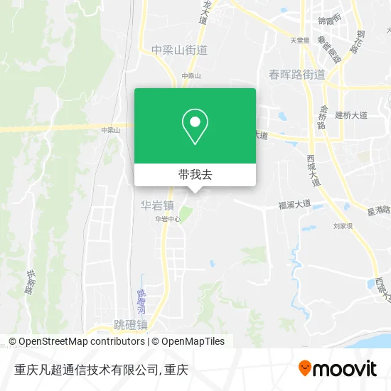 重庆凡超通信技术有限公司地图