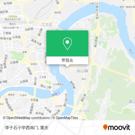 弹子石小学西南门地图