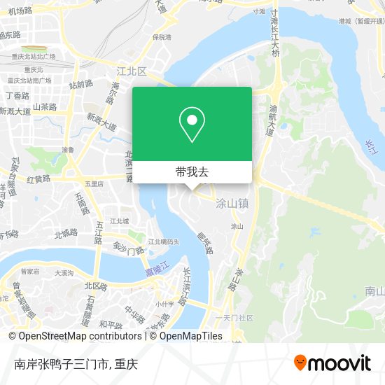 南岸张鸭子三门市地图