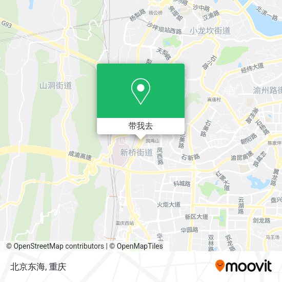北京东海地图