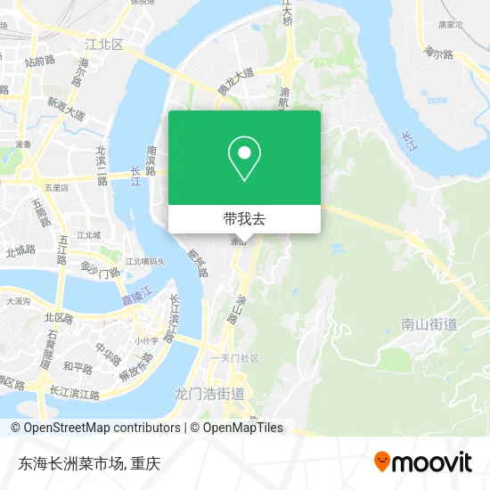 东海长洲菜市场地图