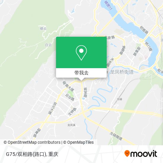 G75/双柏路(路口)地图