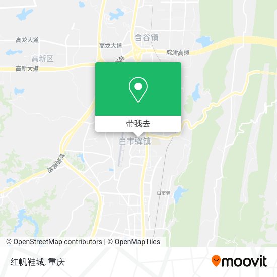 红帆鞋城地图