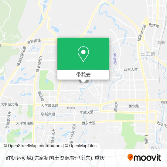 红帆运动城(陈家桥国土资源管理所东)地图