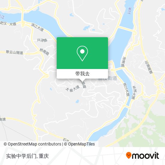 实验中学后门地图