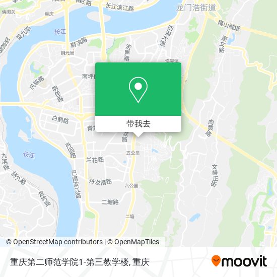 重庆第二师范学院1-第三教学楼地图