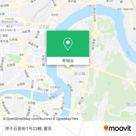 弹子石新街1号22幢地图