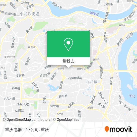 重庆电器工业公司地图