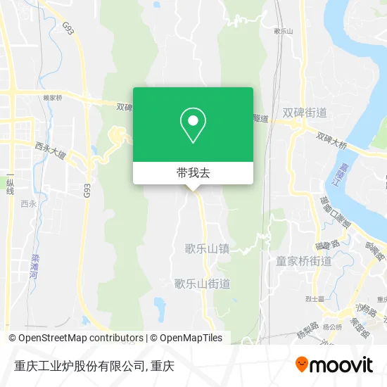 重庆工业炉股份有限公司地图