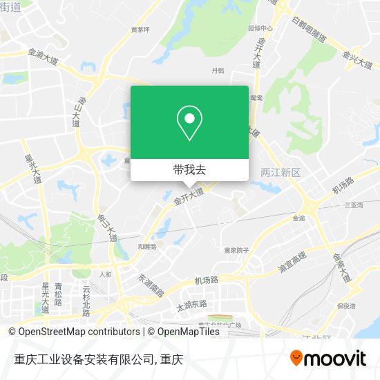 重庆工业设备安装有限公司地图