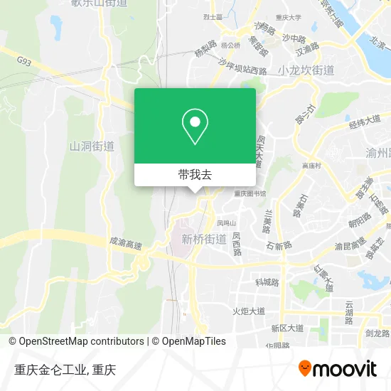 重庆金仑工业地图